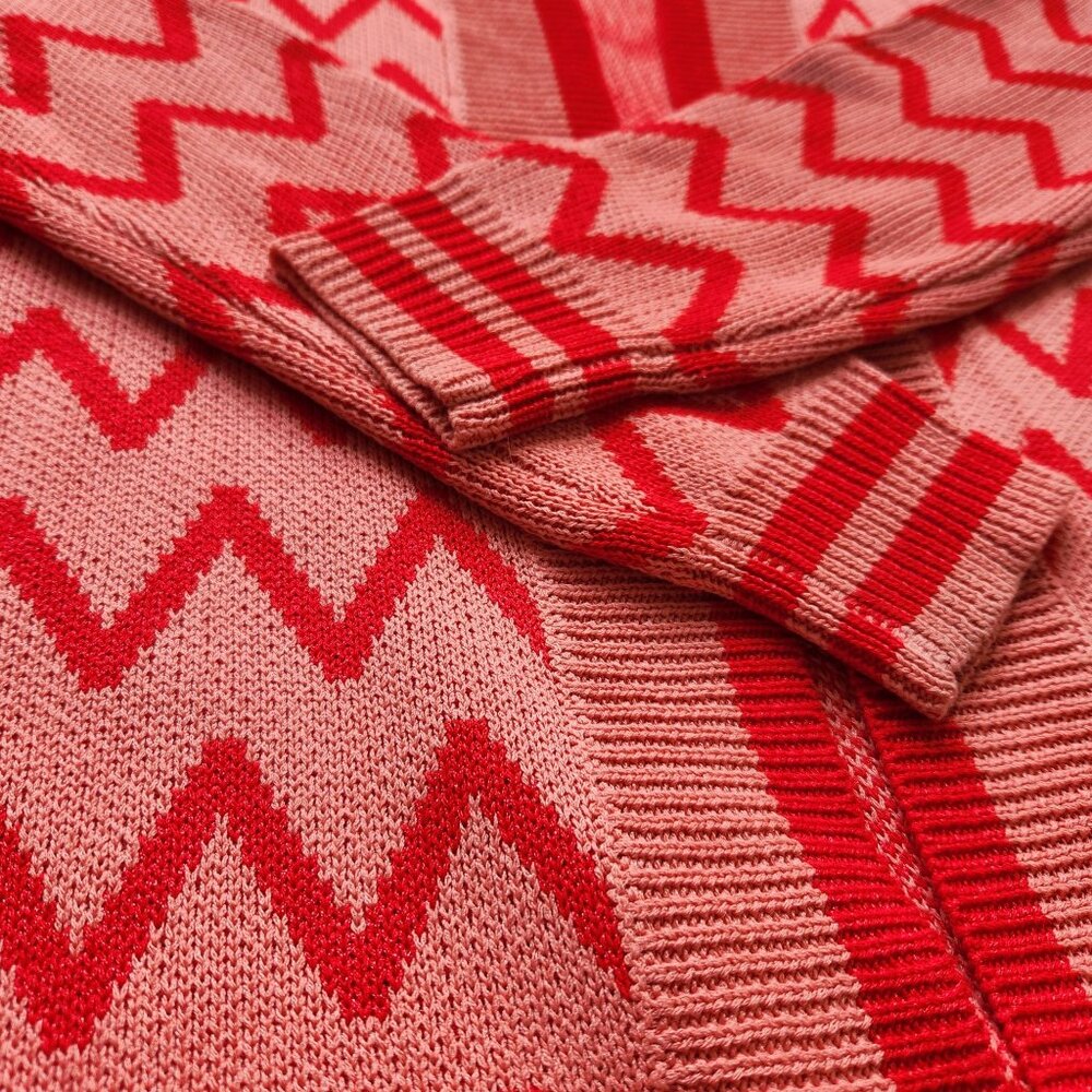 House of Harlow 1960 X Revolve Julep Cardigan Pink Red Long Cute Pretty Small - Picture 4 of 9